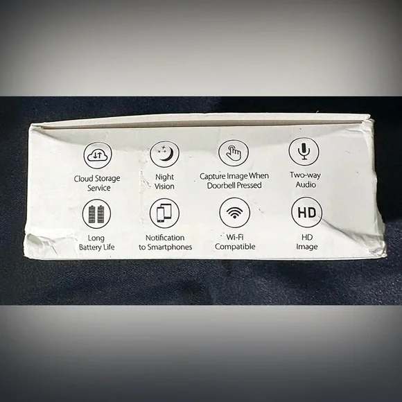 Bel Rumah Mini Smart Wireless Doorbell With Video HD Talkback - Picture 10 of 11